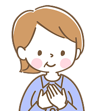 女性の顔イラスト